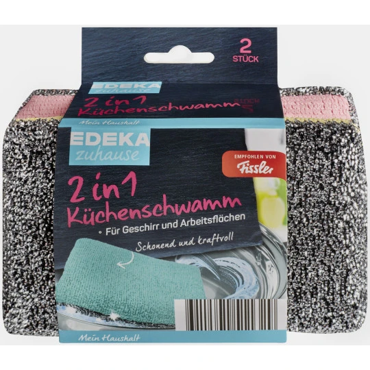 Zuhause 2in1 Küchenschwamm 1 Zuhause 2in1 Küchenschwamm