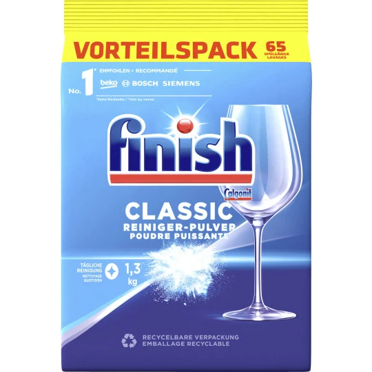 Finish Classic Reiniger Pulver 1,3KG 1 Finish Classic Reiniger Pulver 1,3KG