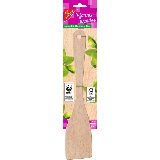 Pfannenwender Buchenholz 1 Pfannenwender Buchenholz