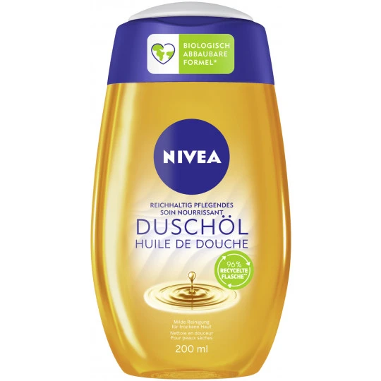 NIVEA Pflegeduschöl Natural 200ML 1 NIVEA Pflegeduschöl Natural 200ML