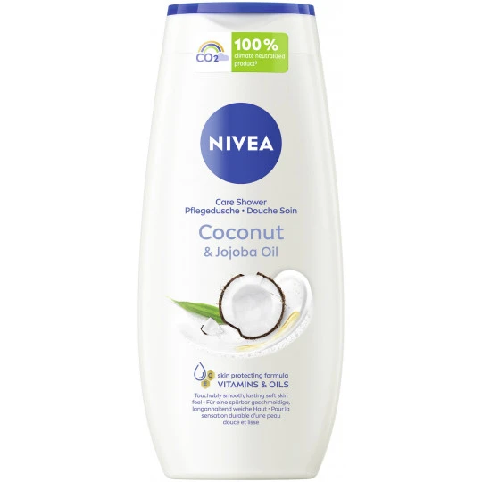 NIVEA Pflegedusche Coconut & Jojoba Oil 250ML 1 NIVEA Pflegedusche Coconut & Jojoba Oil 250ML